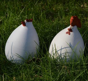 Susanne Boerner's "Wir sind schräg" Huhn oder Hahn